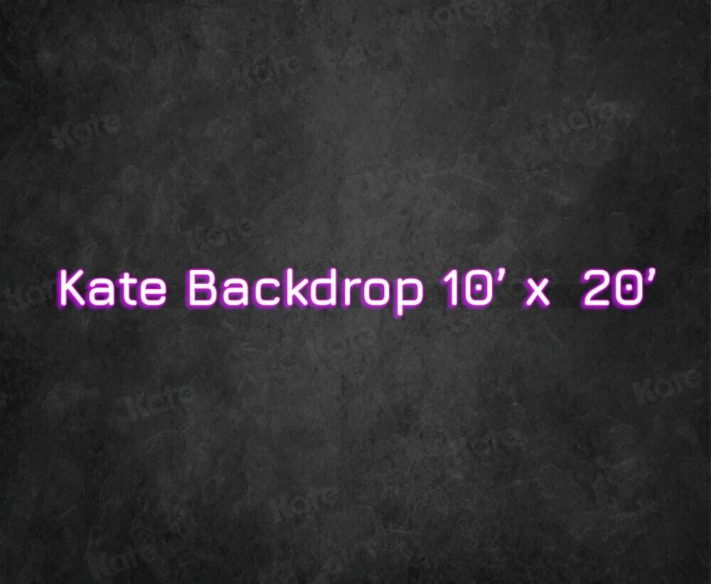 Kate Backdrop 10’ x20’ Abstract Gray Black microfiber Backdrop for Photography